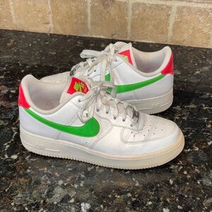 Nike Air Force 1 Low Watermelon Sneakers! 7.5